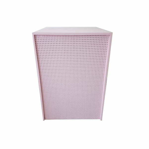 Cubo Furadinho Rosa Claro G